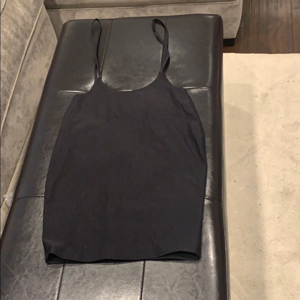 Black suspender skirt
